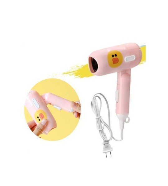 مجفف شعر صغير قابل للطي- 2 سرعة Mini Foldable Hair Dryer - 2 Speed