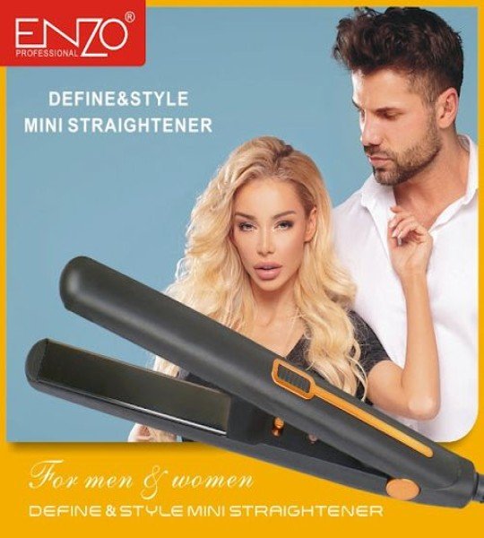 Enzo مكواة مينى لفرد الشعر سيراميك - 400 فهرنهايت EN5009