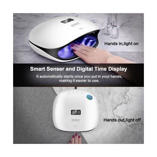 مجفف الاظافر - sun Portable LED Light Nail Dryer Led UV Lamp Led Nail Dryer Nail Machine