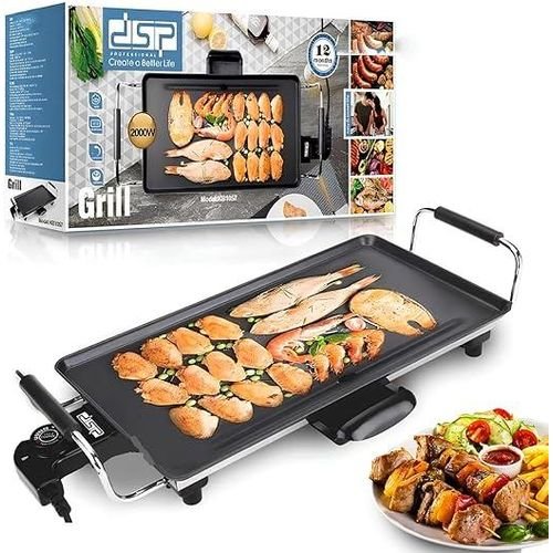 Dsp grill electric, 2000W Electric Grill with Cast Aluminum Hot Plate, Non-Stick Coating 2000W kb1057