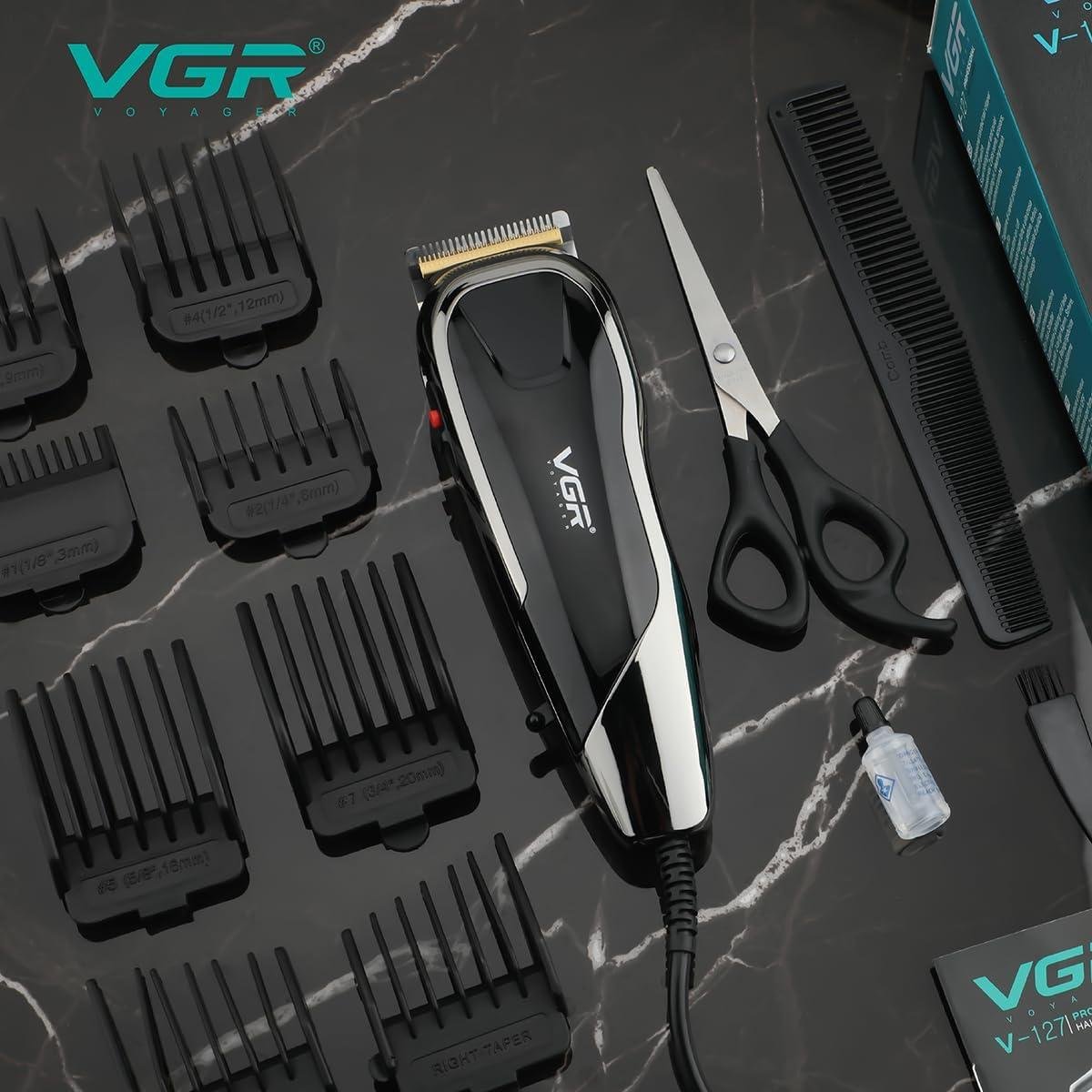 V-127 - ماكينة حلاقة كهربائية احترافية . قابله للشحن للرجال