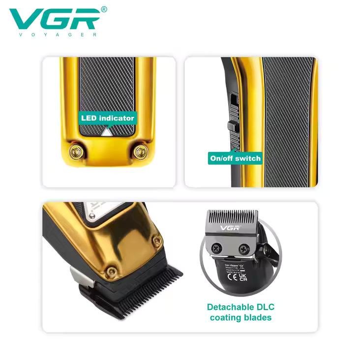 V-135 - ماكينة حلاقة كهربائية احترافية. قابله للشحن للرجال