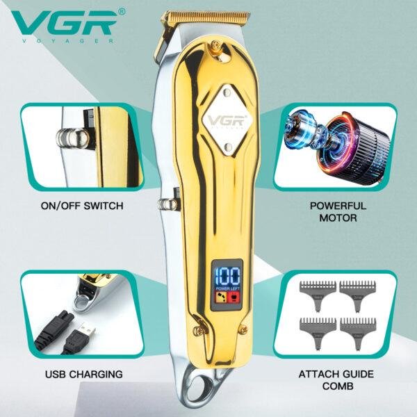 V-261 - ماكينة حلاقة كهربائية احترافية. قابله للشحن للرجال
