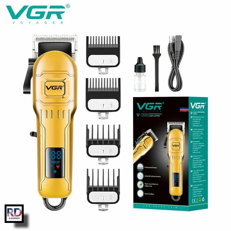 V-268 - ماكينة حلاقة كهربائية احترافية. قابله للشحن للرجال