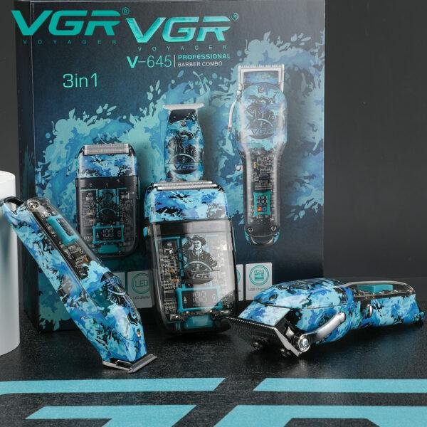 V-645 - ماكينة حلاقة كهربائية احترافية. قابله للشحن للرجال