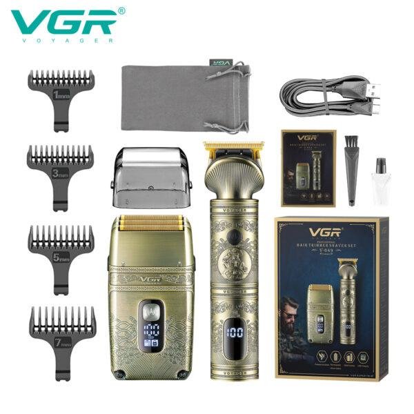 V-649 - ماكينة حلاقة كهربائية احترافية. قابله للشحن للرجال