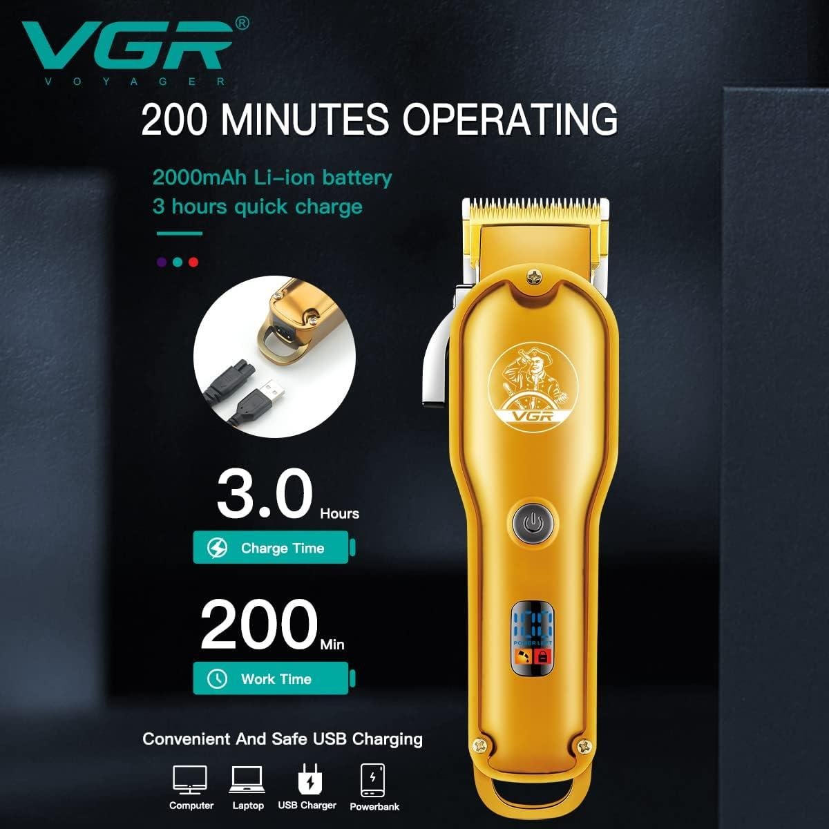 V-650 - ماكينة حلاقة كهربائية احترافية. قابله للشحن للرجال