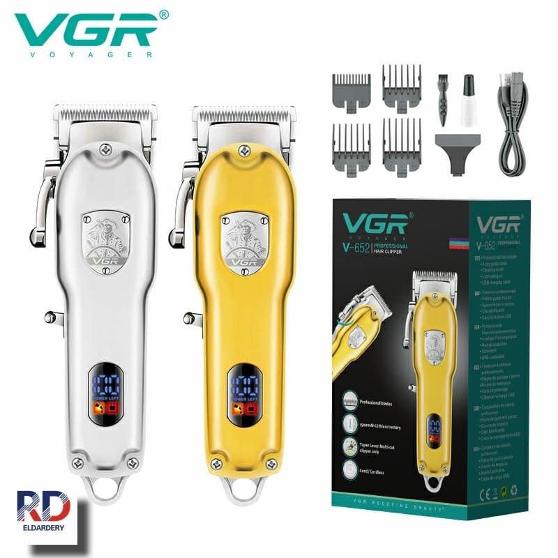 V-652 - ماكينة حلاقة كهربائية احترافية. قابله للشحن للرجال