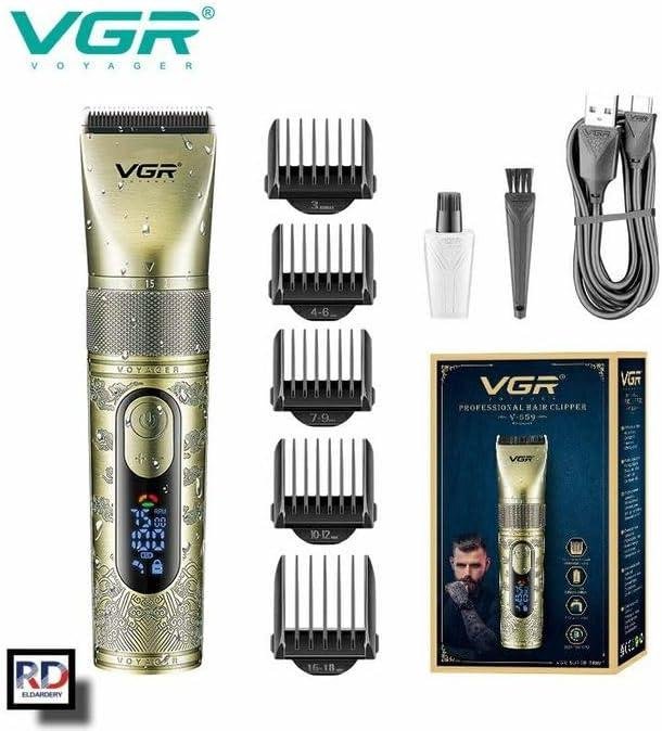 V-659 - ماكينة حلاقة كهربائية احترافية. قابله للشحن للرجال