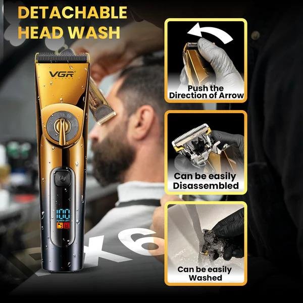 V-663 - ماكينة حلاقة كهربائية احترافية. قابله للشحن للرجال