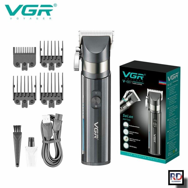V-687 - ماكينة حلاقة كهربائية احترافية. قابله للشحن للرجال