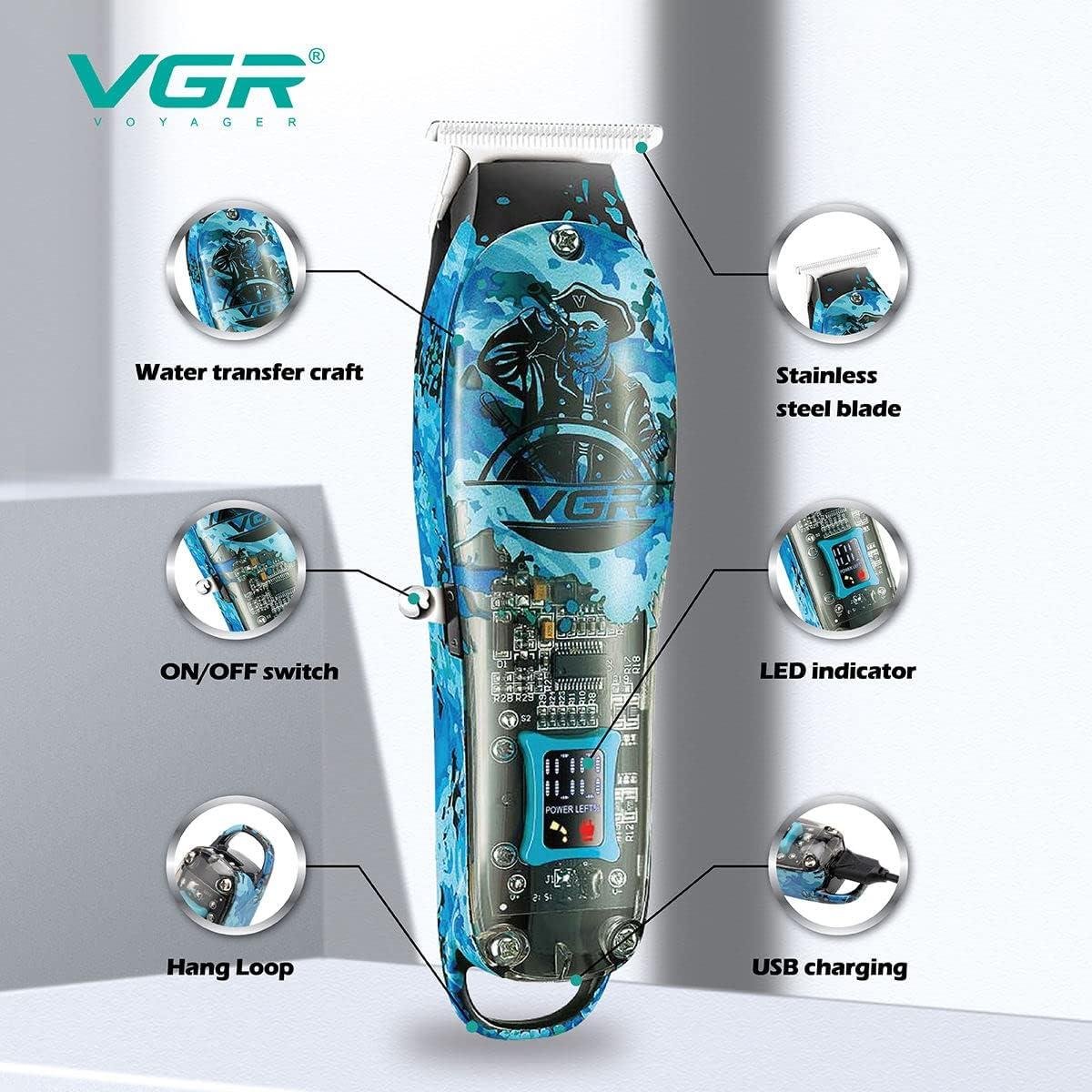 V-923 - ماكينة حلاقة كهربائية احترافية. قابله للشحن للرجال