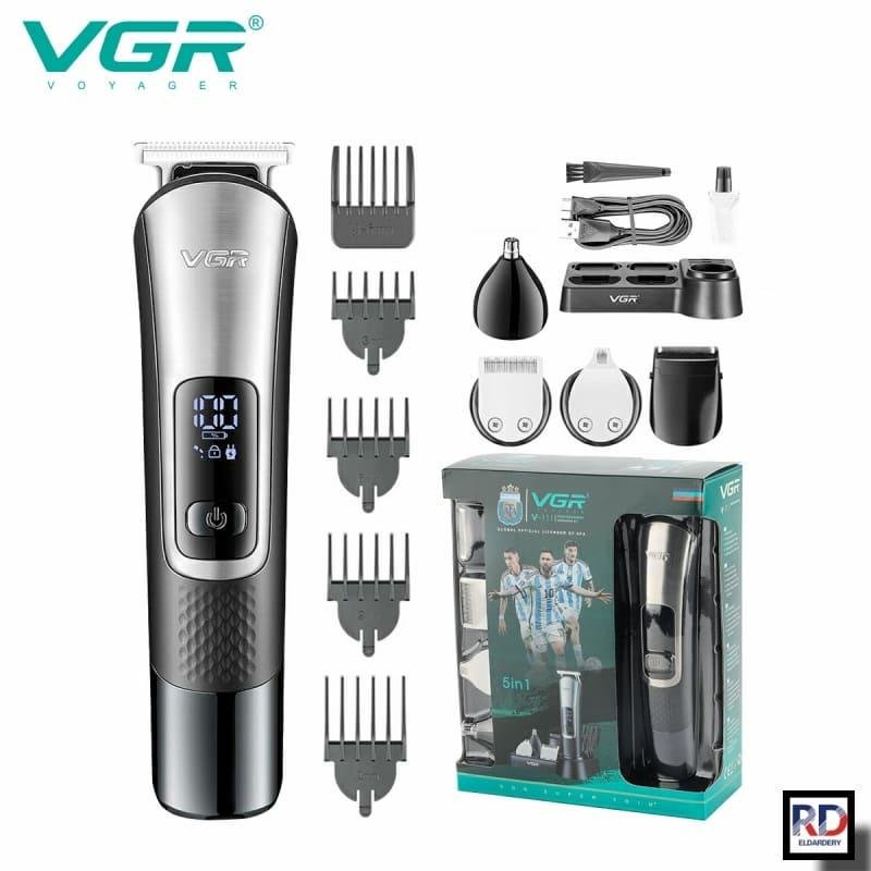 v-111-5 in 1 ماكينة حلاقة كهربائية احترافية. قابله للشحن للرجال