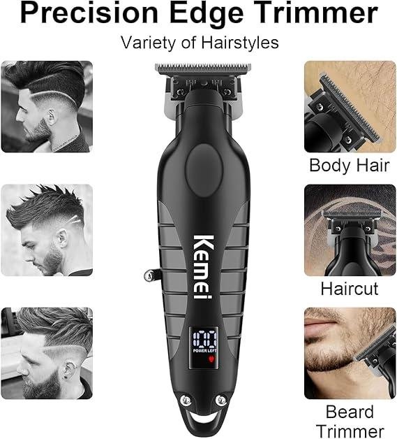 Km-2290  - ماكينة حلاقة كهربائية احترافية. قابله للشحن للرجال