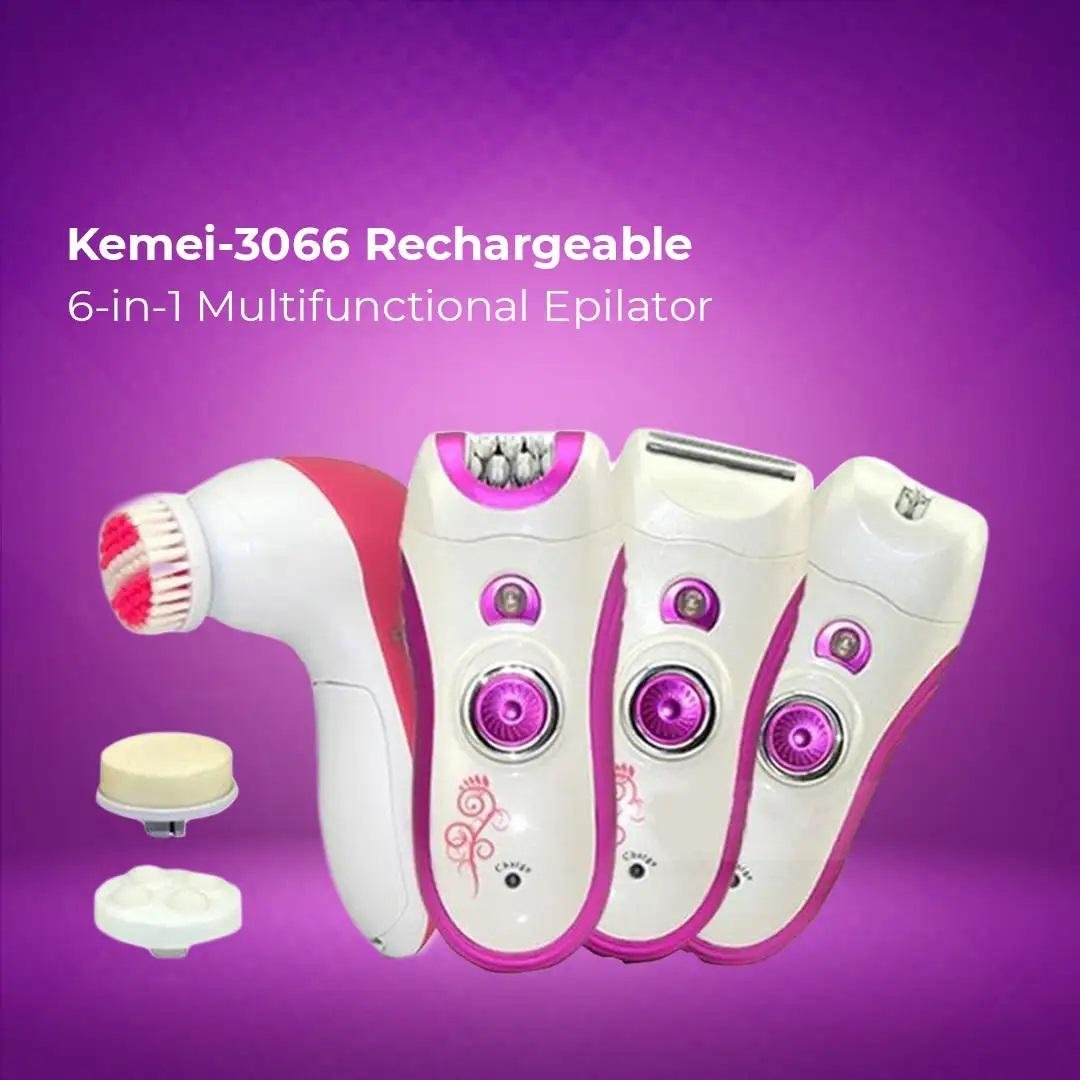 ماكينة حريمى ازالة الشعر من الجسم والوجه من كيمى - KM-3066