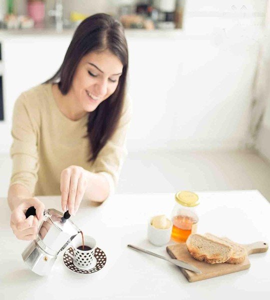 كنكة القهوه والاسبريسو - ٦ كوب Espresso Maker - 6 Cups