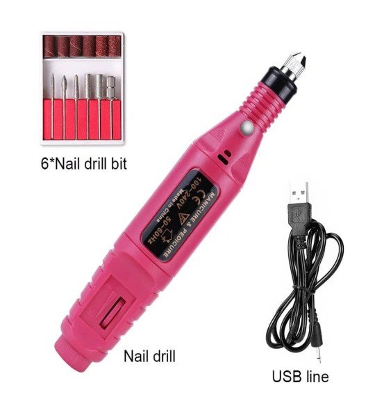 مجموعة العناية بالاظافر-Professional Portable Electric Nail Kit