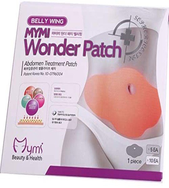 لصقات التنحيف الكوريه mymi wonder patch مايمي وندر لاصقة تخسيس منطقة البطن ( الكرش) – 5 لاصقات