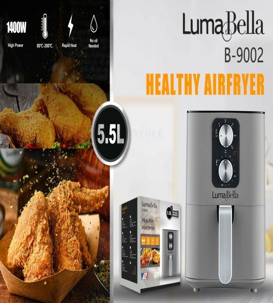 قلاية هوائية اير فراير - لوما بيلا 5.5 لتر - B-9002