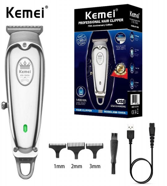 مكنة حلاقة الشعر كيمي 1949a السوبر Kemei KM-1949a One Blade For Men Face Shaver