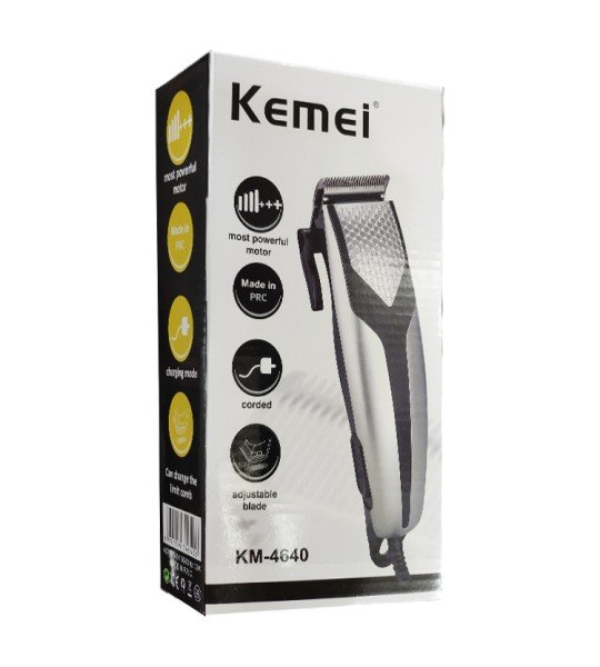 Kemei KM-4640 Professional Hair Clipper – Silver